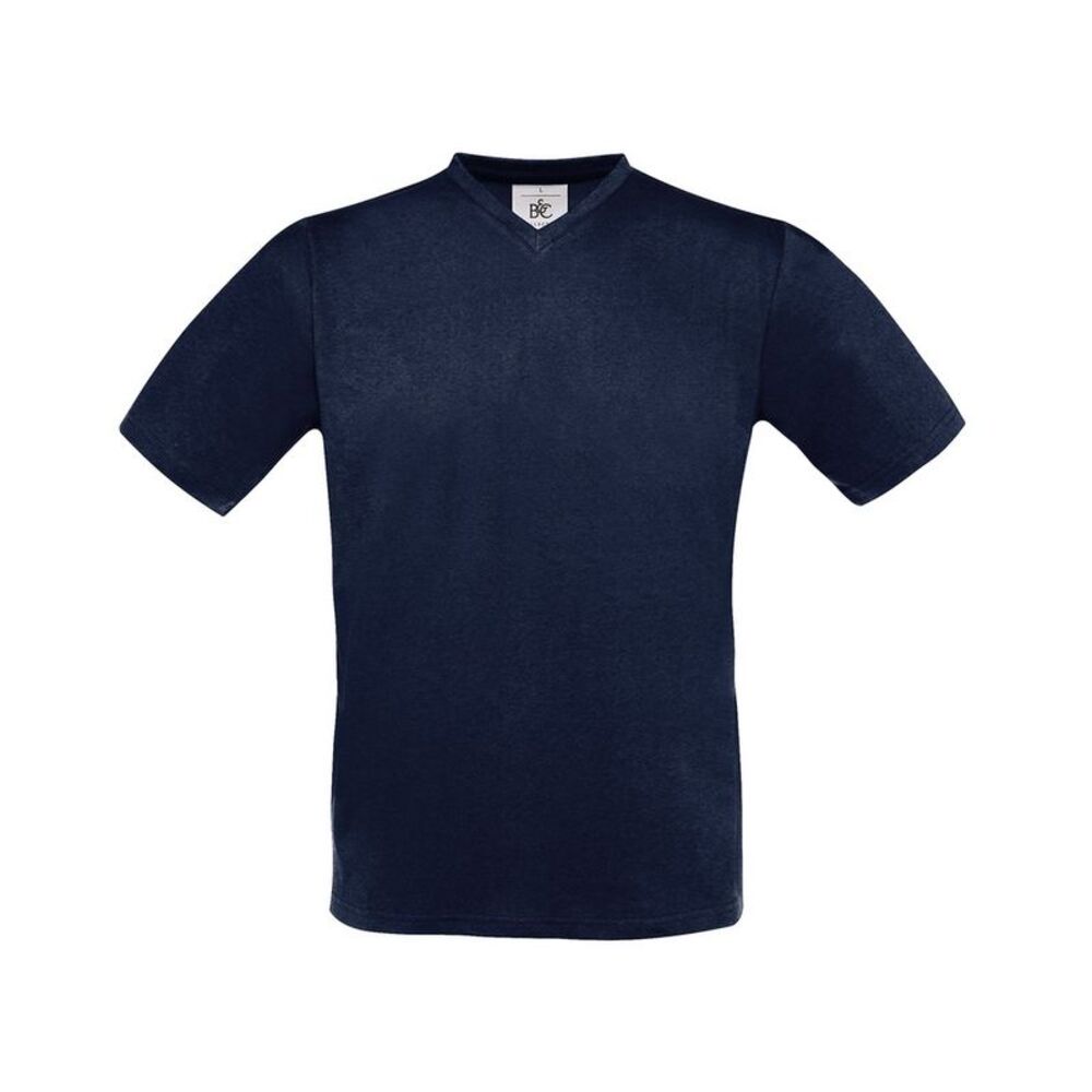 B&C Mens Exact V Neck / Navy